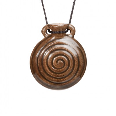 Медальон «Лабиринт», шоколадный